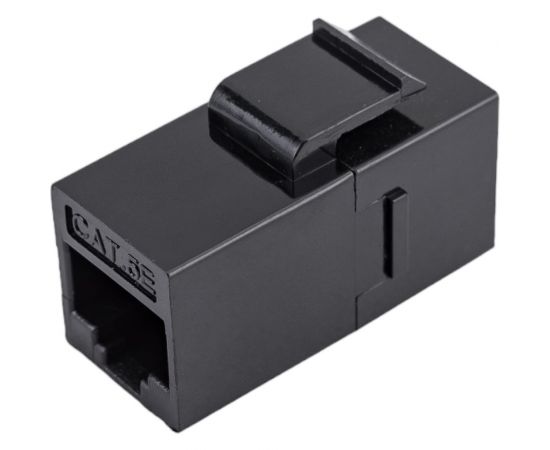 Проходной неэкранированный адаптер формата Keystone Cabeus RJ45-RJ45 (8p8c), категория 5е, CA-KJ-8p8c-C5e – изображение 2