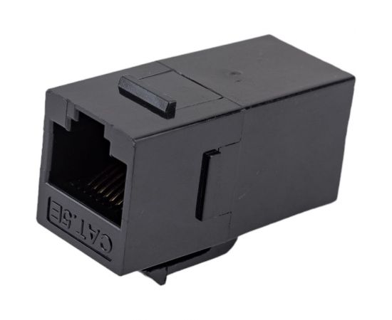 Проходной неэкранированный адаптер формата Keystone Cabeus RJ45-RJ45 (8p8c), категория 5е, CA-KJ-8p8c-C5e – изображение 5