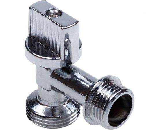 Шаровой кран AQUALINK угловой, для сантехнических приборов 1/2 нар-3/4 нар 1331 – изображение 9