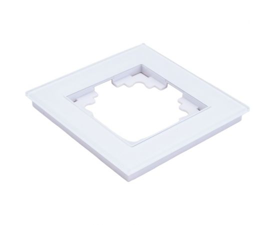 1-местная рамка STEKKER GFR00-7001-01 серия Катрин, стеклянная, белый 39517 – изображение 12