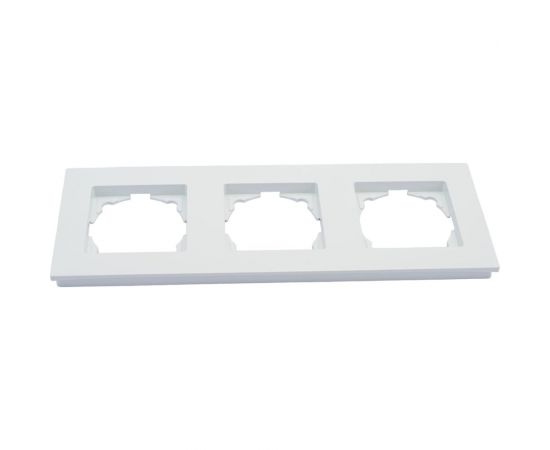 Рамка GUNSAN 3 поста Eqona белый 16401100-000143 