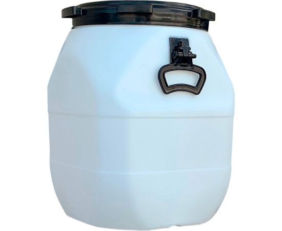 Бочка Тара.ру п/э 50 л, квадратная, евростандарт, белый 26532 