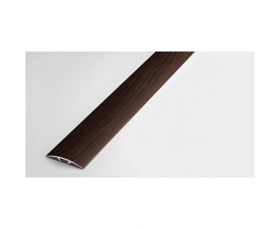 Порог прямой скрытый алюминиевый декоративный ЛУКА (35 мм, 1,8 м, дуб венге) УТ000002623 