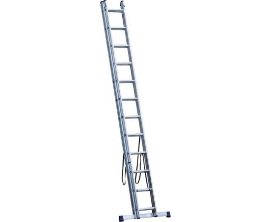 Универсальная двухсекционная лестница STAIRS 12 ступеней AL 212 