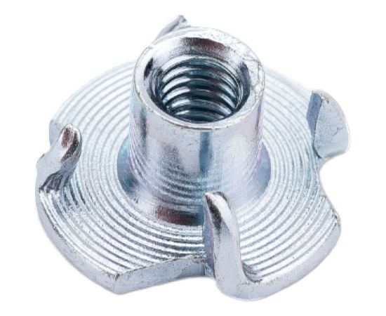 Гайка мебельная забивная Tech-Krep цинк М4 10 шт. пакет 152036 