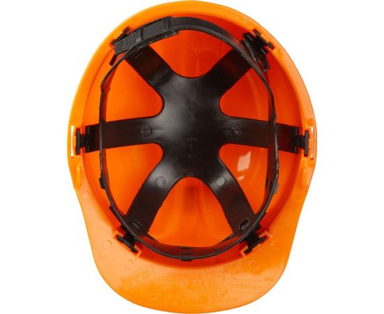 Каска ООО Комус Лидер оранжевая 731986 – изображение 3