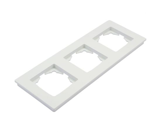 Рамка GUNSAN 3 поста Eqona белый 16401100-000143 – изображение 3