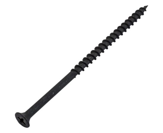 Черный саморез по дереву GSMETZ 4.8x100 мм, фосфатированный, 1 кг, 110 шт., ph2 10048100-1 – изображение 2