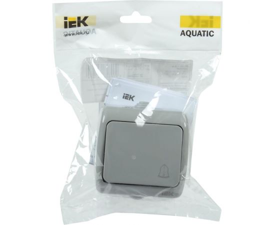 Кнопочный выключатель IEK ВС-20-1-3-A, открытой установки, 10А, IP54, AQUATIC EVA14-K03-10-54 – изображение 2