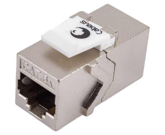 Проходной адаптер Cabeus RJ45-RJ45 (8p8c), категория 6a, экранированный CA-8p8c-C6a-SH – изображение 4
