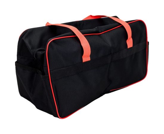 Дорожная автомобильная сумка Airline средняя, 49х24х20 см, черная/оранжевая AR-BAG-01 – изображение 2