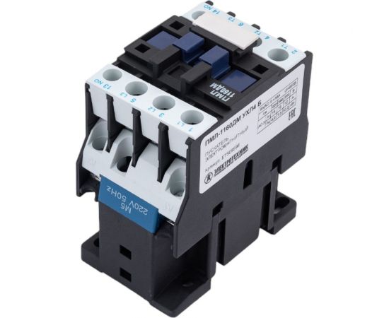 Электромагнитный пускатель Электротехник ПМЛ-1160ДМ УХЛ4 Б, 220В/50Гц, 1з, 16А, нереверсивный, без реле, IP20 ET508598 – изображение 3