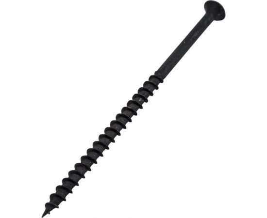 Черный саморез по дереву GSMETZ 4.8x100 мм, фосфатированный, 1 кг, 110 шт., ph2 10048100-1 – изображение 3
