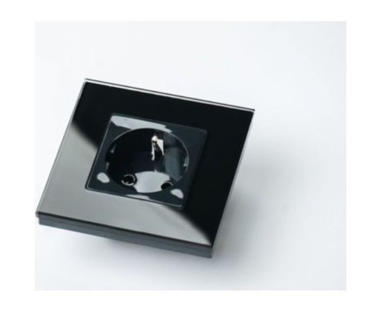 Однопостовая рамка CGSS стеклянная, черная Эстетика GL-P101-BCG – изображение 4