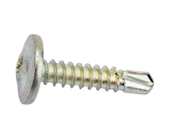 Саморез с прессшайбой Steelfix сверло, 4,2х19, 0.5 кг, 251 шт. ПШС421905 – изображение 4