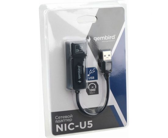 Сетевой адаптер Gembird Ethernet USB 3.0 - Fast Ethernet adapter, NIC-U5 – изображение 3