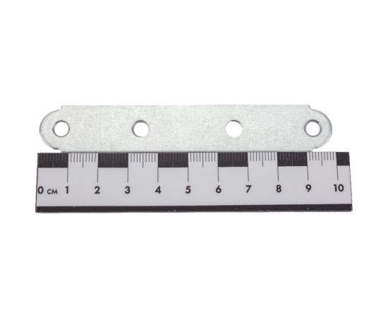 Пластина крепежная мебельная Tech-Krep 100x17x2 мм, цинк - накл. 141949 – изображение 2