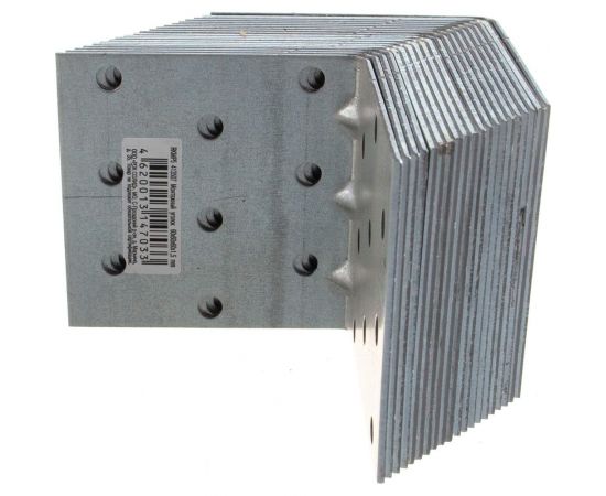 Усиленный монтажный уголок Rock RKMP5, 60х60х60х1,5 мм 20 шт. 413507 – изображение 3