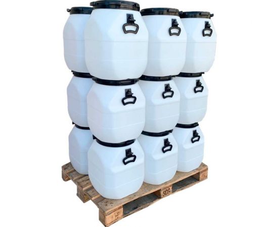 Бочка Тара.ру п/э 50 л, квадратная, евростандарт, белый 26532 – изображение 3