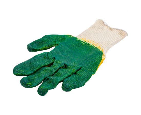Перчатки с двойным латексным обливом Gigant люкс, 13 класс, зеленые GGL-17 – изображение 4
