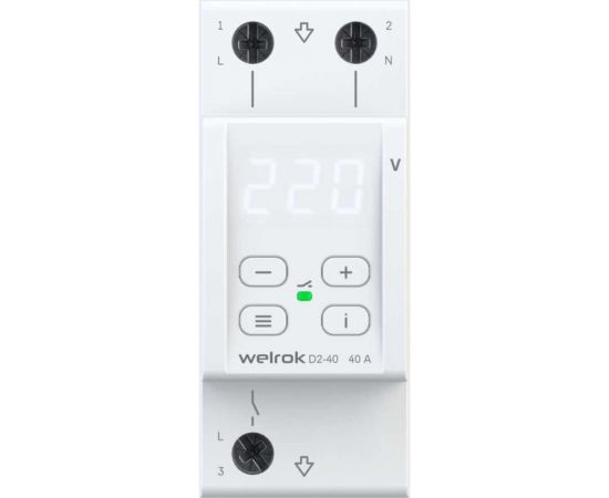 Реле напряжения Welrok d2-40 4660251140021 – изображение 4