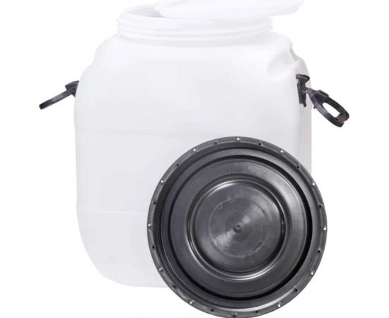 Бочка Тара.ру п/э 50 л, квадратная, евростандарт, белый 26532 – изображение 2