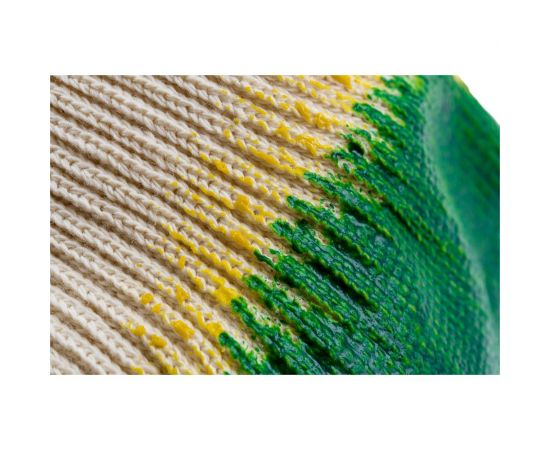 Перчатки с двойным латексным обливом Gigant люкс, 13 класс, зеленые GGL-17 – изображение 3