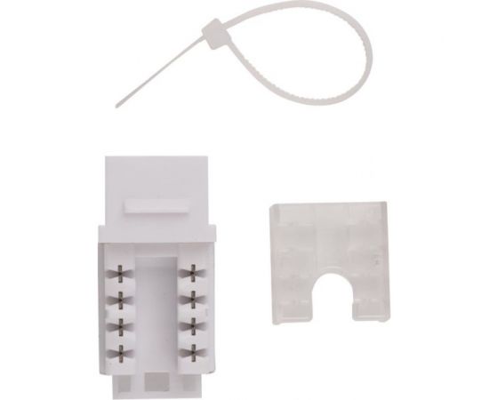 Вставка Keystone WRline WR-KJ-RJ45-C5E-90 Jack RJ-45, 90 градусов, категория 5e, неэкранированная, заделка тип 110, цвет белый 505212 – изображение 5