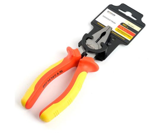 Многофункциональные комбинированные плоскогубцы STEKKER 160мм, Cr-V, PLM-1-160-P, 39779 – изображение 6