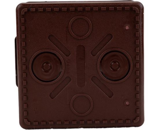 Распаячная коробка IEK км 80x80x50мм о/к ip54 7 вв. дуб UKO31-080-080-050-K24-54 – изображение 5