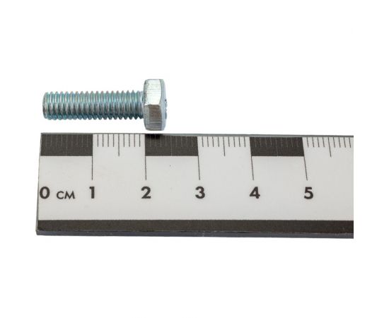 Болт Невский Крепеж DIN 933, с шестигранной головкой, цинк, М6x20 1 кг 830822 – изображение 4