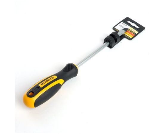 Крестовая отвертка STEKKER SL 8.0 х 150 мм, Cr-V двухкомпонентная рукоятка, SDM-SL80-150, 39774 – изображение 2