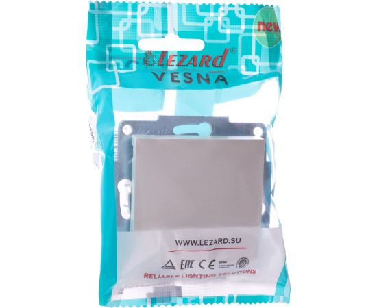 Выключатель Lezard VESNA с подсветкой крем 742-0388-111 – изображение 2