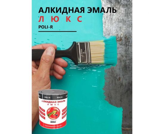 Эмаль Poli-R 9103 (чёрная; 0.85 кг) 11782 – изображение 2