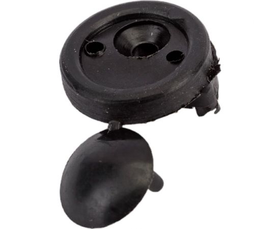 Зеркалодержатель Tech-Krep пластиковый для мебели черный с шурупом 8 шт. пакет 152228 – изображение 2