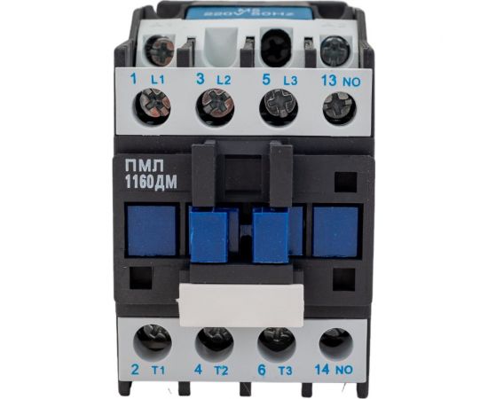 Электромагнитный пускатель Электротехник ПМЛ-1160ДМ УХЛ4 Б, 220В/50Гц, 1з, 16А, нереверсивный, без реле, IP20 ET508598 – изображение 5