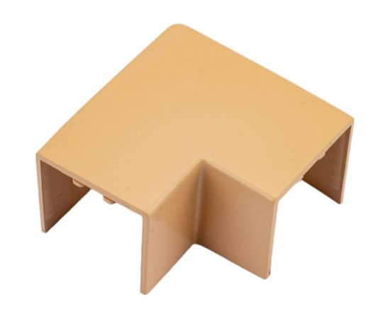 Поворот EKF Plast PROxima, 90 градусов, 25х25, 4 шт, под светлое дерево abl-25-25x4 