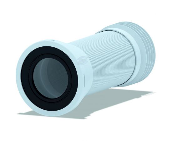 Гофра для унитаза АНИ Пласт армированная, 110 мм., L 260-560 мм., чугунная труба K928 025-1017 