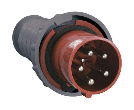 Электрическая кабельная вилка IEK 63А 3P+E+N 380В IP54 035 ИЭК PSR02-063-5 