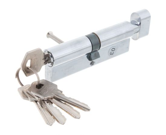 Цилиндровый механизм НОРА-М ЛУВ-90 45-45 хром Х 6658 