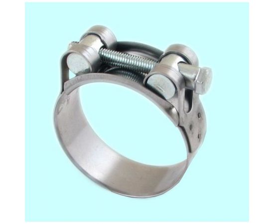 Ленточный винтовой хомут CNIC 60-63/22 мм, М6x60 мм, W2 нержавеющая сталь 26В6063 52613 