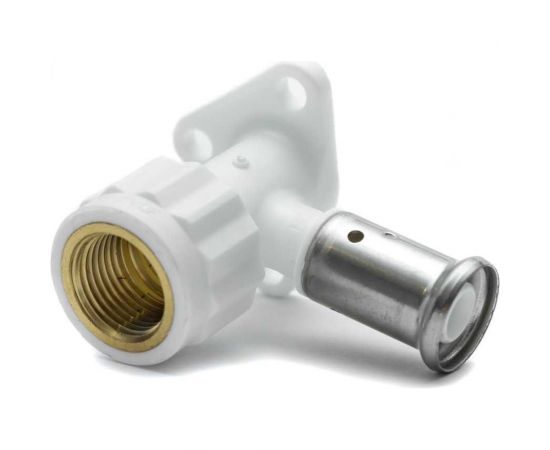 Водорозетка HENCO ВР, ПВДФ пресс, белая, 20x3/4"", 56 мм 2PKW-2005 