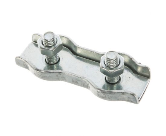 Канатный двойной зажим КРЕП-КОМП Duplex 8мм 15шт зд8ф 