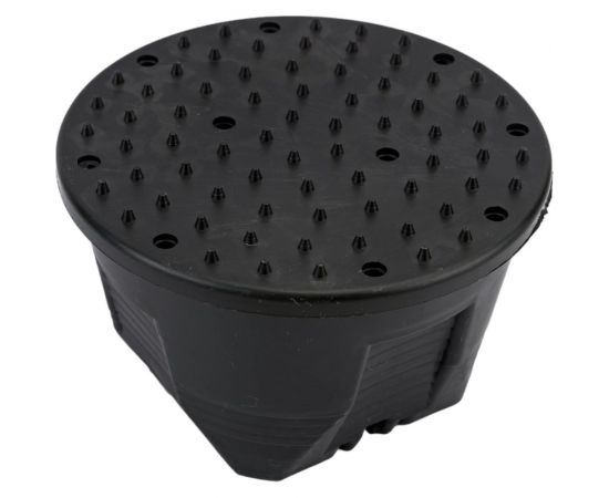 Держатель круглого проводника EZETEK 8-10мм для плоской кровли, пластик 91052 