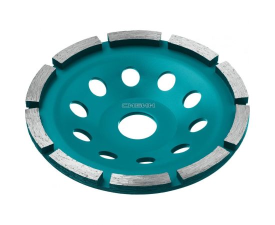 Однорядная чашка алмазная СИБИН 125 мм 33442-125 