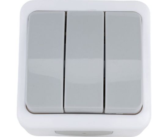 3-клавишный выключатель NE-AD 10А, 250В, MULTIMA, Белый 92-51-33 