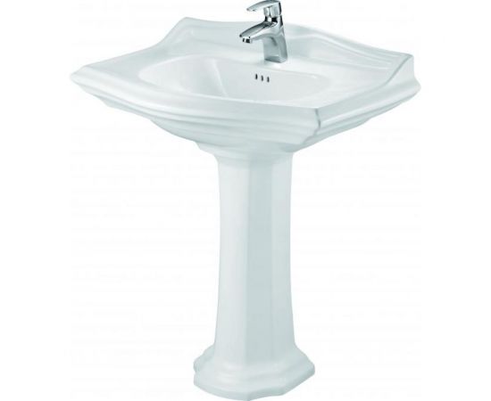 Раковина с пьедесталом Creo Ceramique DIJON 750x550x905 DI3000+DI3010 00014380 