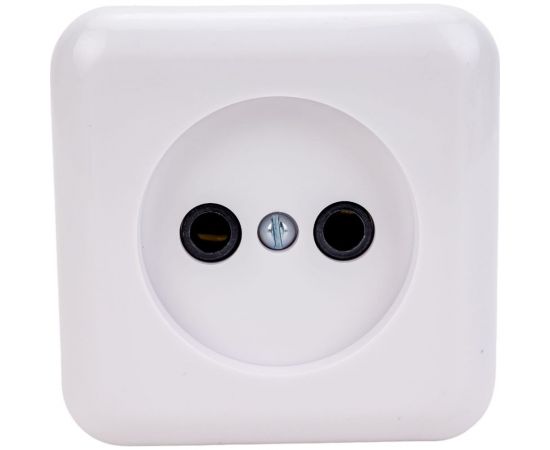 Розетка ООО Ливны-Электро РА 10-007 , белая РАф 25 