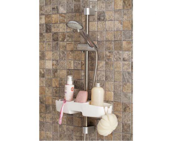 Полочка на душевую штангу PRIMANOVA DRIPPY до 4 кг, белый M-N23-01 