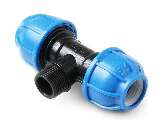 Тройник с наружной резьбой UNIO 25x3/4x25 77025000025M034b 